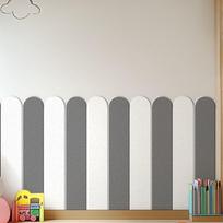 10 pieces/set Self-adhesive Anti-collision Wall Sticker Solid Color Waterproof Moisture Resistant Wallpaper Thickening