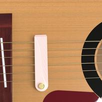 Gitara Mute Grifas Slopinimas Praktikos Gitara Duslintuvas Styginių Instrumentų Priedai Dalys Gitara Tylus Padas 1PC Guitar Mute Fretboard  rožinė