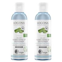 LOGONA PECHKA Aloe Vera Makeup Remover 125ml 2-Piece Set 1 pcs white