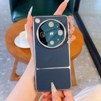 For OPPO Find X9 Ultra Case Matte Fine-Grained Leather Electroplated Frame Cover For Oppo Find X9 Ultra Shell Shockproof Bumper OPPO Find X9 Ultra black