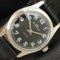 VINTAGE FORTIS HAND-WINDING SWISS MENS REFURBISHED WATCH a709607-1 gray