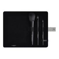 Givenchy Loose Powder Brush+Eye Shadow Brush+Lip Brush+Makeup Bag Portable Blended Four Piece Set Four-Piece Set black