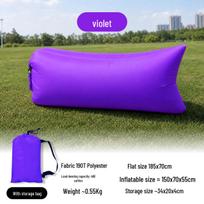 Thickened Inflatable Air Sofa: No Pump Needed for Outdoor Camping & Picnics