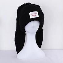 Beanie Ilga ausų kepurė Nerta megzta kepurė Miela zuikio kepurė Triušio ausys Kepurės moterims Žiemos šiltos kepurės Šiltos kepuraitės white