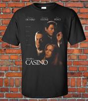 CASINO Classic Movie Cover Graphic Unisex T-Shirt L brown