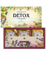 Sancha Tea Boutique Detox Inner Cleanse Collection | 21 Premium Pyramid Bags | 7 Day Wellness Plan for Morning Energy, Evening Calm & Night beige