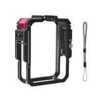 Aluminum Quick Release Cage For 360 Action Camera Mount With Cold Shoe Full Protective Frame Case Accessories black