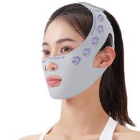 Smakrą skruostą liekninantis tvarstis V Shaper Line Lifting Mask Face Anti Wrinkle Strap Band Sleeping Health Beauty Veido odos priežiūros priemonė pilka spalva