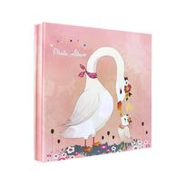6-Inch Size Vintage Style Photo Album 500 Pages Loose-leaf Design Growth Commemorative Album Large Capacity Self Adhesive white