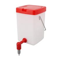 Vištų spenelių girdykla, pakabinama, nepralaidi, didelės talpos, vištų spenelių girdytuvas ūkiui, 600 ml white