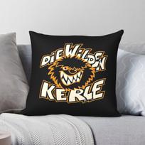 Die Wilden Kerle Movie Square Pillowcase Polyester Linen Velvet Pattern Zip Decor Throw Pillow Case Sofa Seater Cushion Cover 30X30CM black