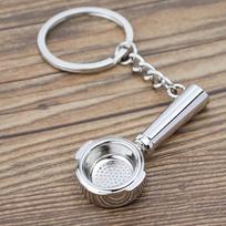 3D Moka Pitcher Keyring Mini Size Barista Keychain Retro Bag Charm  Coffee Enthusiasts 8 white