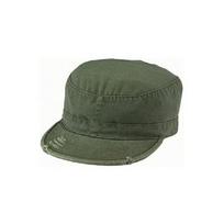 Loseuko 4508 Vintage Solid Fatigue Cap Olive L