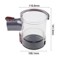 Cordless Vacuum Part Dust Cup Replacement Dust Cup Collects Dust And Trash gray