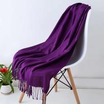Runmei Fashion Solid Scarf Women Cashmere Soft Winter Warm Scarves Hijab Female Headband Shawl Wraps Bandana Foulard Echarpe 200x70cm black