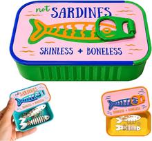 Sardines Fun Storage Box Pink + Green žalia