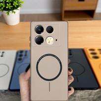 Skirta Infinix Note 40 dėklas Infinix Note 40 Pro telefono dėklas Infinix Note 40 Pro + Plus dangtelis Spalva magnetinis kietas silikoninis galinis dangtelis Infinix Note 40 Pro 4G gray