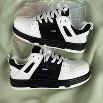 new Hong Kong style versatile street platform sports shoes high-end sense trend niche moral training shoes men 44 white