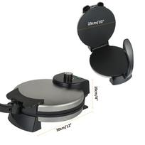 1500W Plokščios duonos Picos Virtuvės Tortilijos Elektrinis Paratha Chapati Roti Gaminimo prietaisas Plokščios duonos Elektrinis Paratha Chapati Roti Gaminimo prietaisas black