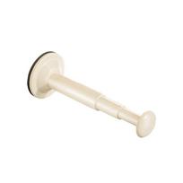 1PC Hanger Storage Rack No-Drill Suction Cup Installation Retractable and Adjustable Length Home Use Hanger Storage Container Light Grey gray