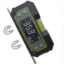 Bluetooth Digital Level Inclinometer Angle Triangle Ruler Meter Measurment Gauge Finder LCD Dual-axis Electronic Protractor Without Bluetooth black