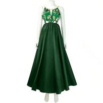 Shrek Princess Fiona Cosplay Costume Princess Fiona Green Long Dress Cosplay Costume Hl40999 Skirt Children 130 black