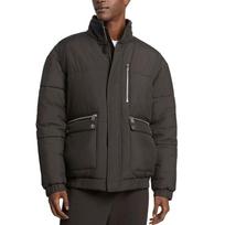 Michael Kors Solid Color Stand Collar Long Sleeve Cotton Jacket Men jackets CF5209C2FQ-001 S