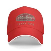 Peterbilt Class Pays  Baseball Caps Snapback Fashion Baseball Hats Breathable Casual Unisex Customizable Polychromatic As shown black