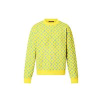 LOUIS VUITTON Monogram Rainbow Playground Graphic Sweatshirt 1AB5KG M0 geltona
