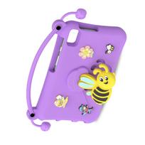 Tablet Case EVA Foam Rubber Protective Case with Stand Fits for Samsung Galaxy TAB A 8.0   TAB A7 Lite 8.7   TAB A9 8.7 rožinė