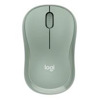 Logitech M221 Belaidė Silent pelė verslui, simetriška pelė biurui su belaidžiu nano imtuvu, mėtų žalia žalia
