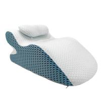 Face Down Pillow Washable Cover Home Massage Headrest Cushion for Sleeping white