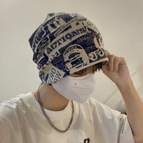 Summer Cotton Knit Hat Thin Breathable Beanie Hat Elastic Baseball Sport Caps for Men Women gray
