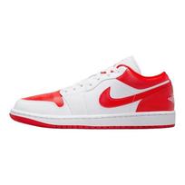 Jordan Air Jordan 1 women's low-top breathable retro basketball shoes red and white DC0774-110 38.5 white