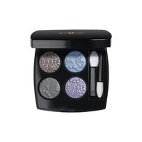 Chanel Les 4 Ombres akių šešėliai 2025 Kalėdų riboto leidimo keturių spalvų akių šešėliai, dūminiam įvaizdžiui, lengvai maišomi, kosmetika #397 NUIT ASTRALE black