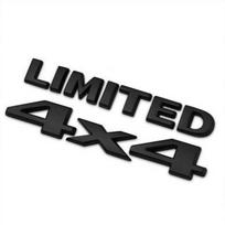 DSYCAR 1Set 3D Chrome Automobilių lipdukai 4x4 Ribotos uodegos emblemos ženklelio lipdukai automobilio kėbulo lipdukas, skirtas Jeep Grand Cherokee Wrangler sidabras