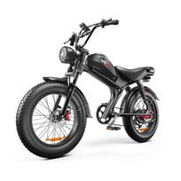 Electric bicycle C93, 1000w motor, 48V 20AH lithium battery, 20-inch wide tire mountain off-road electric bicycle, suitable for city commuting 1000W 48V 20AH