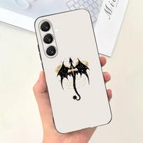 Dragon F-Fourth W-Wing Phone Case For Samsung S25,S24,S21,S22,S23,S30,Ultra,S20,Plus,Fe,Lite,Note,10,9,5G Black Cover Samsung S24 black