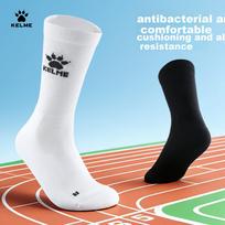 KELME 3-Pack Cushioned Durable Breathable Seamless Comfortable Sports Socks for Football Basketball Running