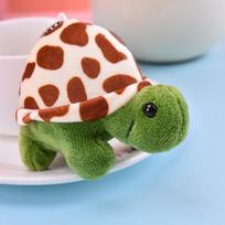 Paddy Big Eyes Small Turtle Plush Stuffed Toys Cartoon Animal Pendant Toys Keychain Mini Pendant Doll Ugly Cute Children's Gifts