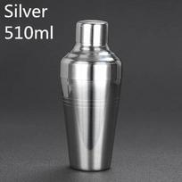 510ml Stainless Steel Cocktail Shaker Cocktail Mixer Wine Martini Drinking Japanese Style Shaker Party Bar Tools brown