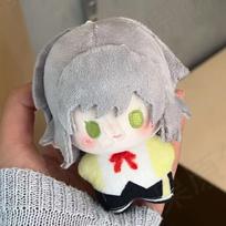 10Cm Project Sekai Hinomori Shiho Stuffed Plush Toys Soft Body Figurine Statue Model Collection Room Decoration Desk Toys Gifts gray