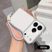 Leather Surface With Lychee Texture For Huawei Pura 90 80 70 Ultra P60 P50 P40 Pro Plus Protective Shell With Hanging Rope Huawei Pura 80 orange