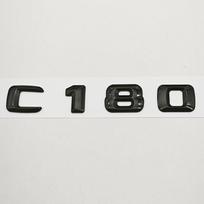 3D ABS Automobilio raidės Logotipas C180 C200 4MATIC Ženklelis Galinės bagažinės Emblema Lipdukai Mercedes Benz C Klasės C180 C200 Uodegos Aksesuarai gray