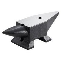 VEVOR Cast Iron Anvil, 22 Lbs/10kg Single Horn Anvil, with Large Countertop and Stable Base, High Hardness Rugged Round Horn Anvil Blacksmith 34.5 x 11.5 x 10 cm juoda
