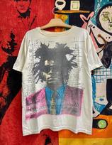 Vintage 90s Jean Michel Basquiat Big Graphic Artwork Street Pop Art Photo T Shirt / Clones / Pop Culture / Vintage Art T Shirt Size L S
