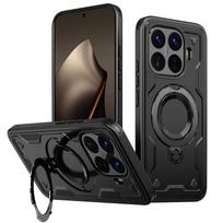 Neslystanti dėklas Xiaomi Mi 15T Pro 14T Xiaomi15t Mi14t Telefonų Aksesuarai Magnetinis Laikiklis Žiedas Apsauginis Dangtelis xiaomi 14T pro juoda