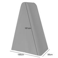 Lauko baseino kopėčių uždangalas 420D Oksfordo vandeniui atsparus audinys Apsauga nuo oro sąlygų virš žemės baseinams 199x56x161cm