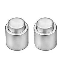 Stainless Steel Vacuum Wine Stopper Leakproof Red Wine Cap Sealer  Champagne Preservation sidabras