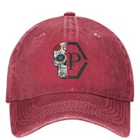 Luxury Brand Philipping Pleining Baseball Cap Half Skull Flower Outdoor Sports Hip Hop Dad Hats One Size gray